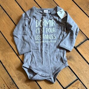BB&Co Funny French Sleep Bodysuit - 12 months